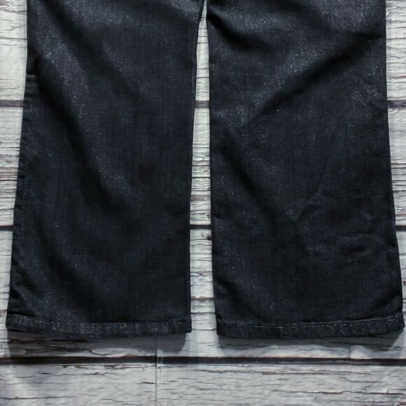 Venezia Lane Bryant Womens Jeans size 16 x31"in Black Embellished Cotton Stretch - Picture 10 of 10